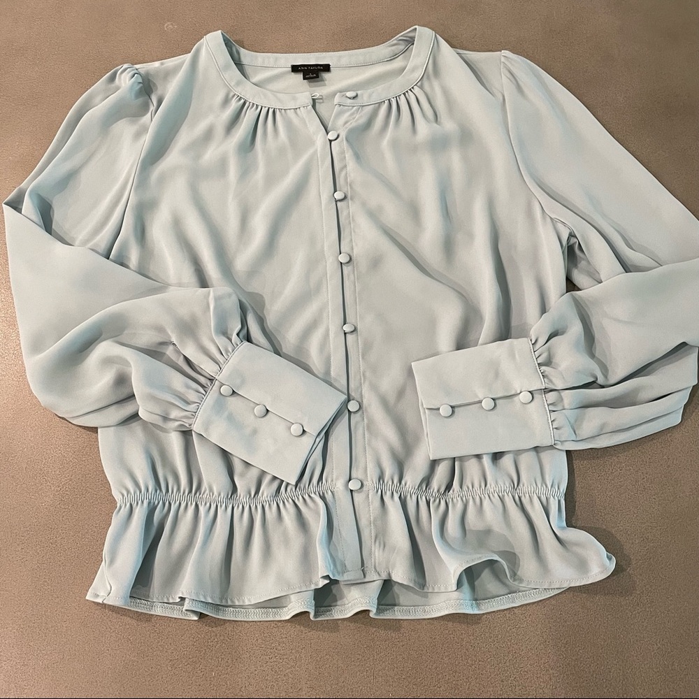 Ann Taylor | Small | Blue Blouse